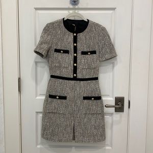 Maje brand new silver dress